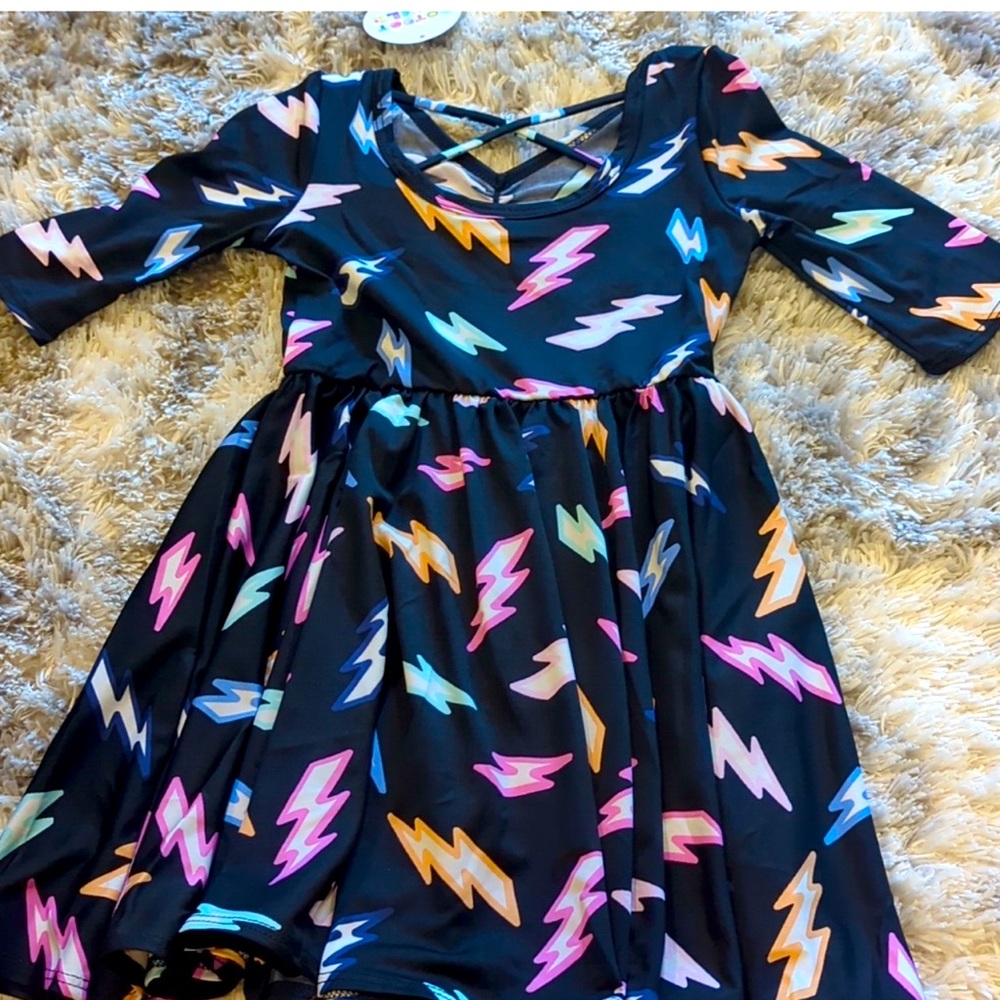 Lightning Bolt Twirl Dress